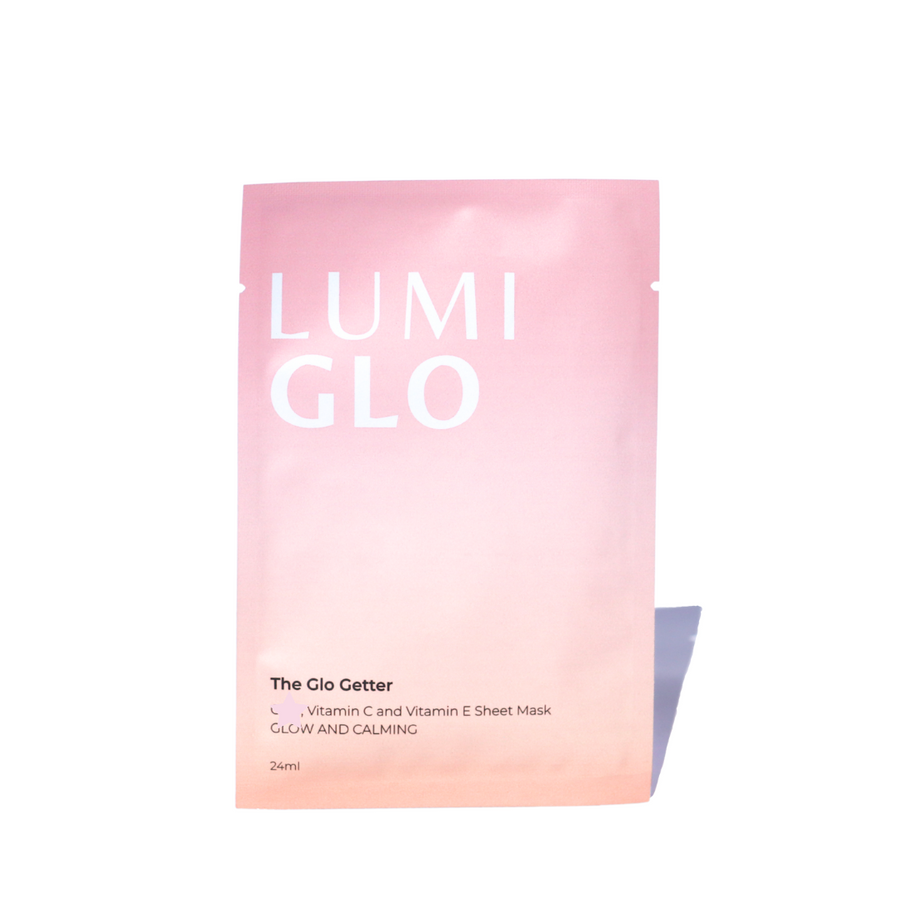 The Glo Getter Sheet Mask by Lumi glo