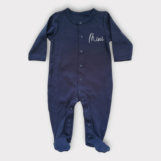 'Mini’ Blue Babygrow