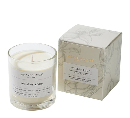 Amanda Jayne Winter Rose Candle