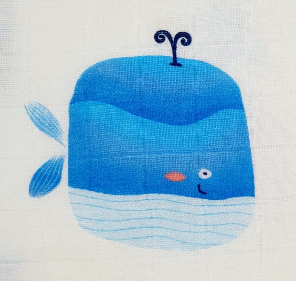 My Little Peanut Swaddle - Baby Whale