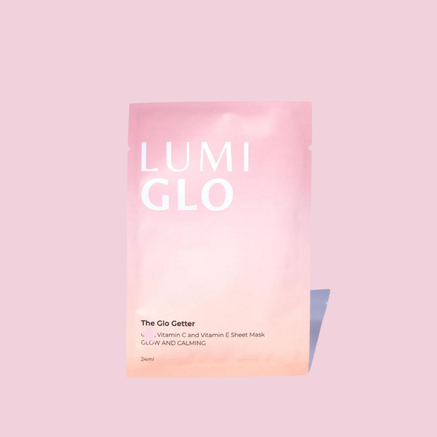 The Glo Getter Sheet Mask by Lumi glo