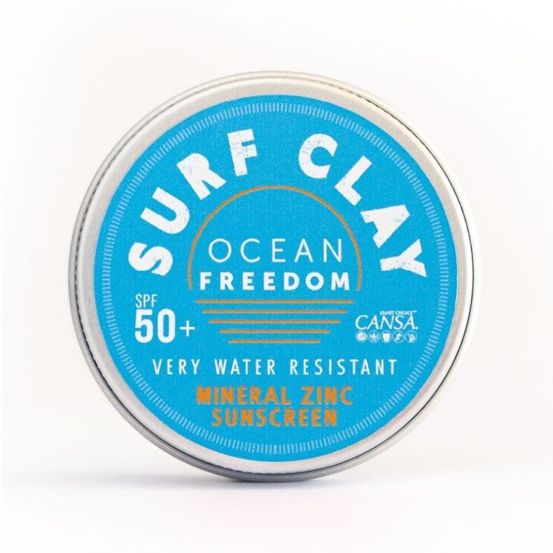 Ocean Freedom Surf Clay Blue SPF50+ Mineral Sunscreen