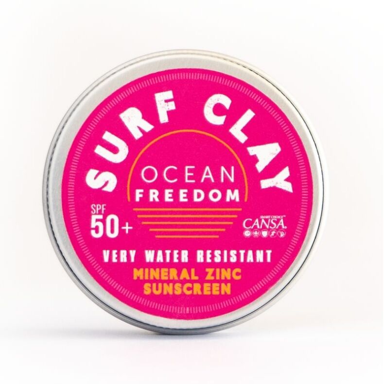 Ocean Freedom Surf Clay Pink SPF50+ Mineral Sunscreen